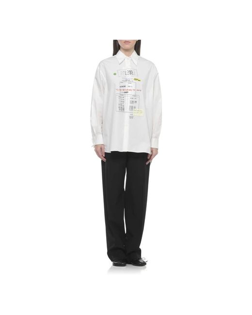 MM6 by Maison Margiela White Shirts
