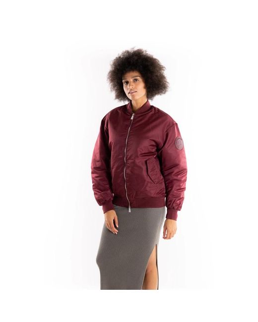 Bomber Jackets hinnominate de color Red