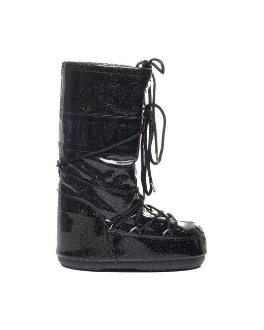 Moon Boot Black Winter Boots