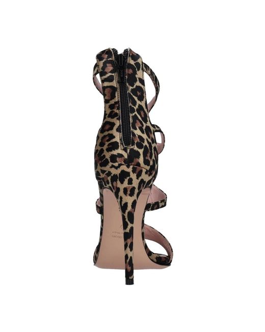 Anna F. Black High Heel Sandals