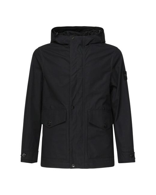 Stone Island Light Jackets in het Black voor heren