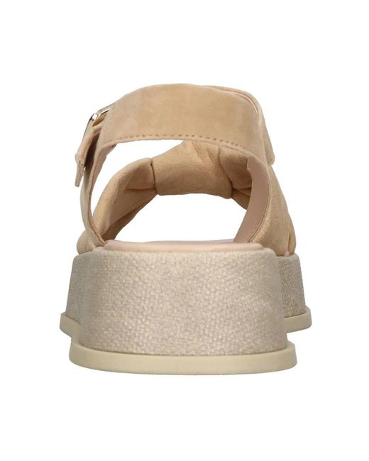 Liu Jo Flat Sandals in het Metallic
