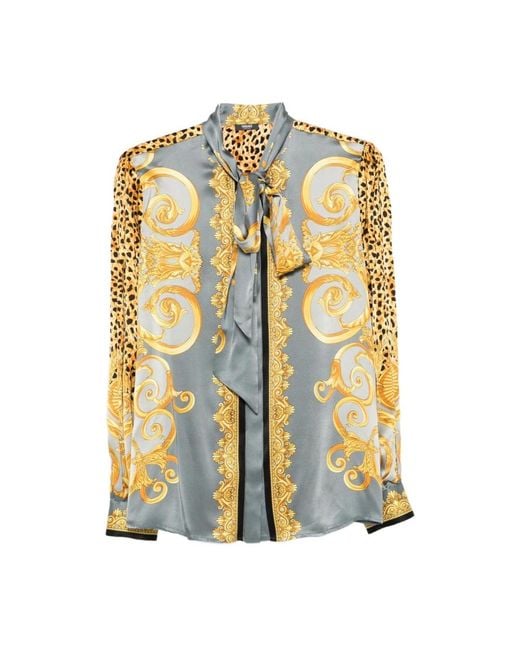 Shirts Versace en coloris Yellow