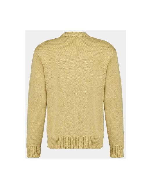 Marni Yellow Round-Neck Knitwear for men