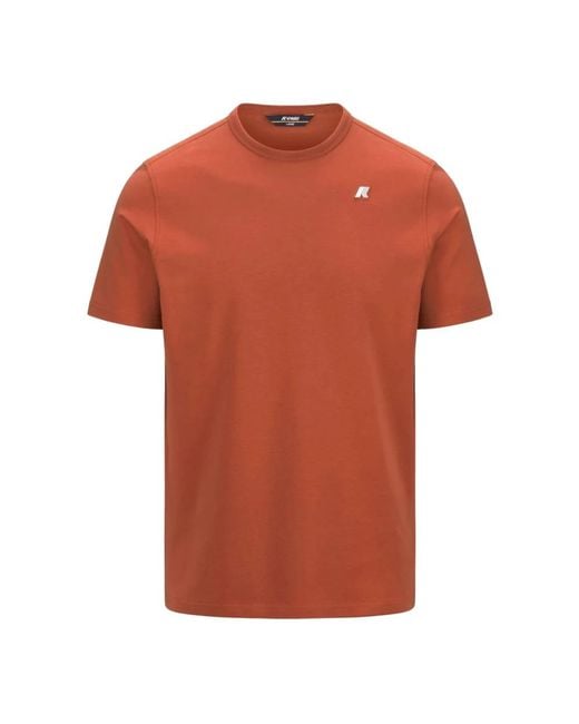 K-Way Orange T-Shirts for men