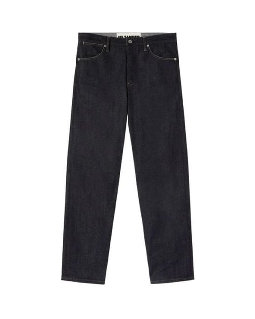 Jil Sander Blue Straight Jeans for men