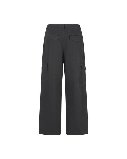 Acne Gray Wide Trousers for men