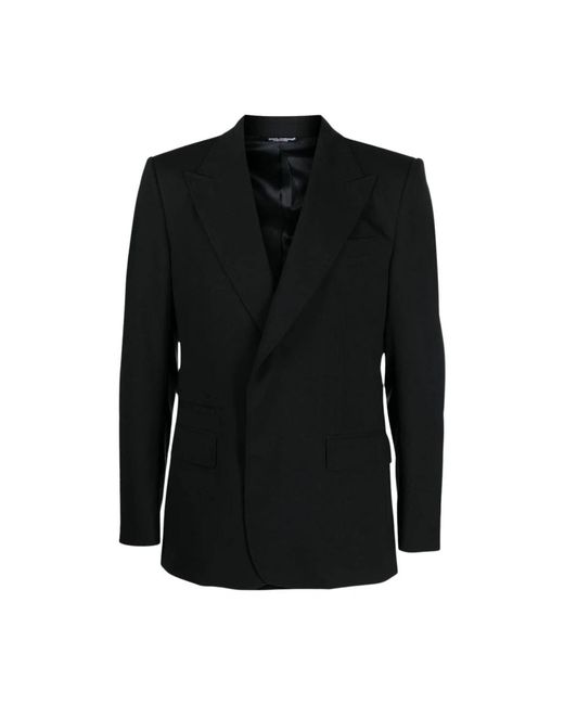 Dolce & Gabbana Black Blazers for men