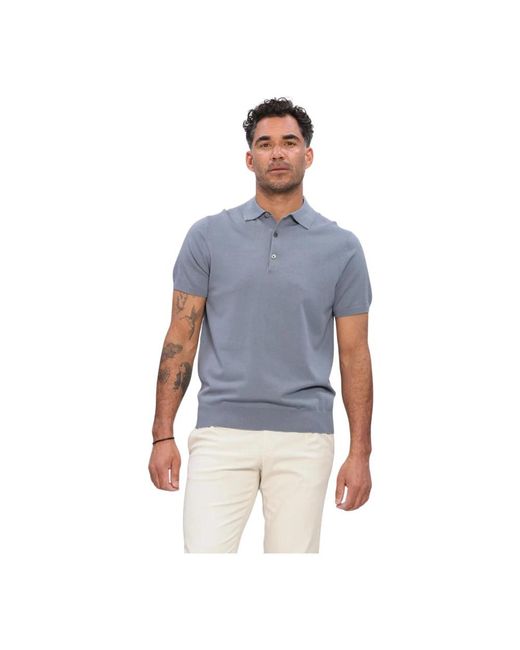 Profuomo Luxury Basic Polo in Blue für Herren