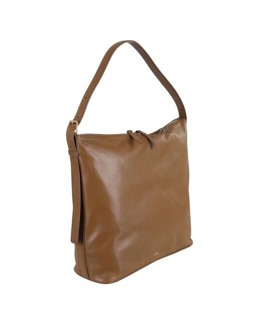 A.P.C. Brown Shoulder Bags