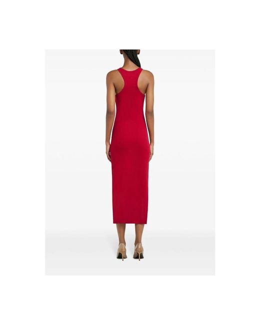 Midi Dresses Courreges en coloris Red