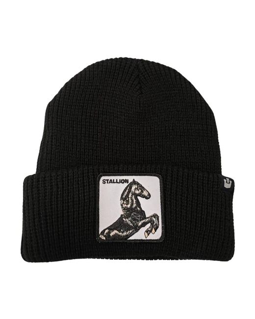 Goorin Bros Black Animal Farm Beanie Mütze Schwarz