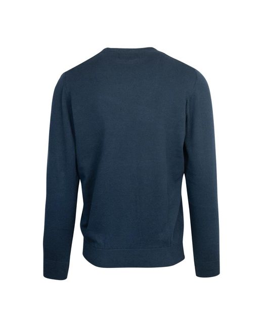 Barbour Blue Round-Neck Knitwear for men