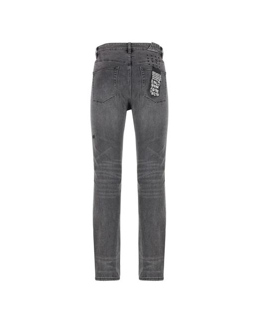Ksubi Gray Slim-Fit Jeans for men