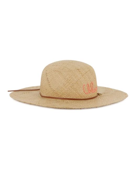 Hats di Chloé in Natural