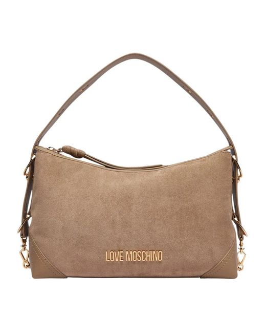 Love Moschino Brown Shoulder Bags