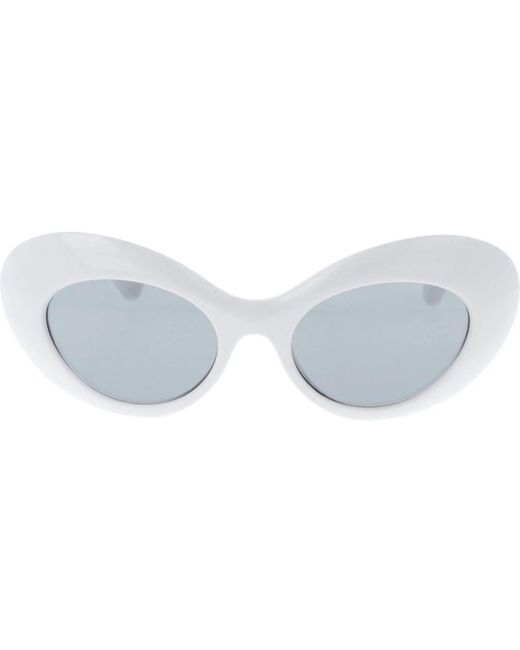 Versace Gray Ikonoische sonnenbrille mit einheitlichen gläsern