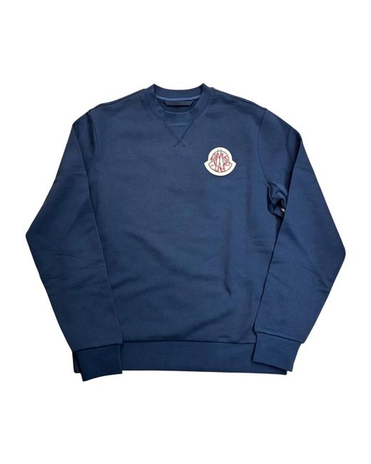 Moncler Blue Sweatshirts for men