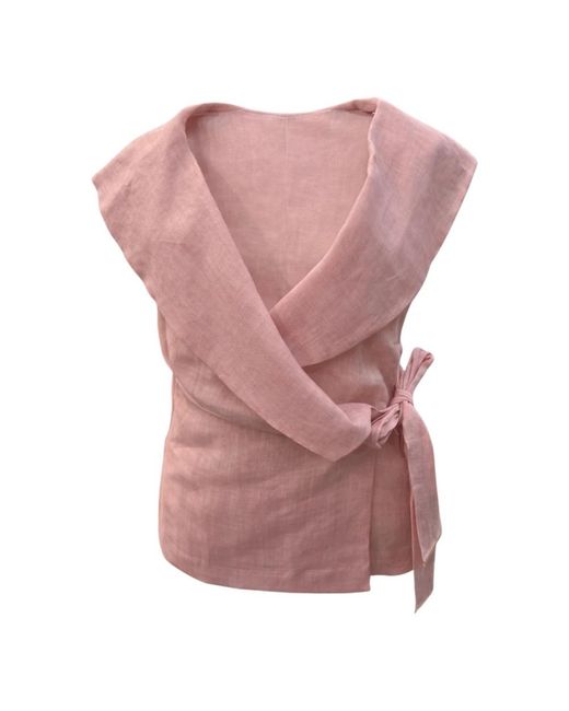 SIMONA CORSELLINI Pink Blouses