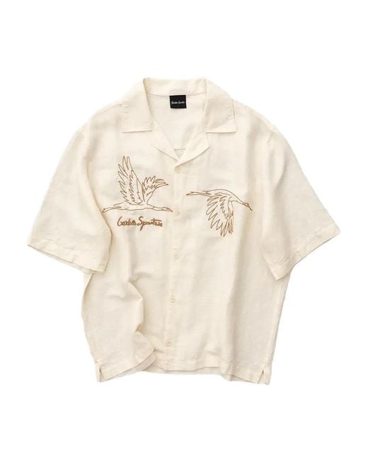 Goodies Sportive Natural Short Sleeve Shirts for men