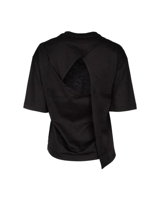 Calvin Klein Black Lässiges baumwoll-t-shirt für männer