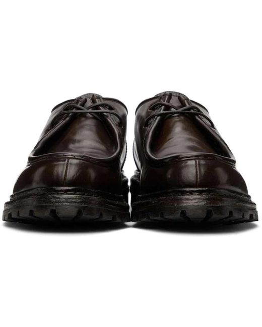 Officine Creative Brown Laced Shoes for men