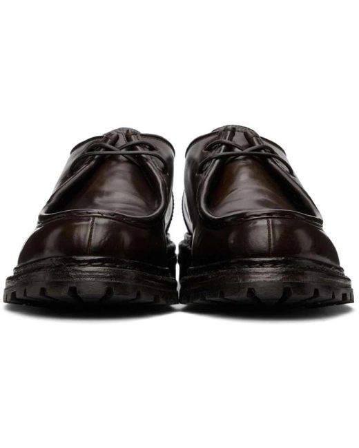 Officine Creative Brown Laced Shoes for men