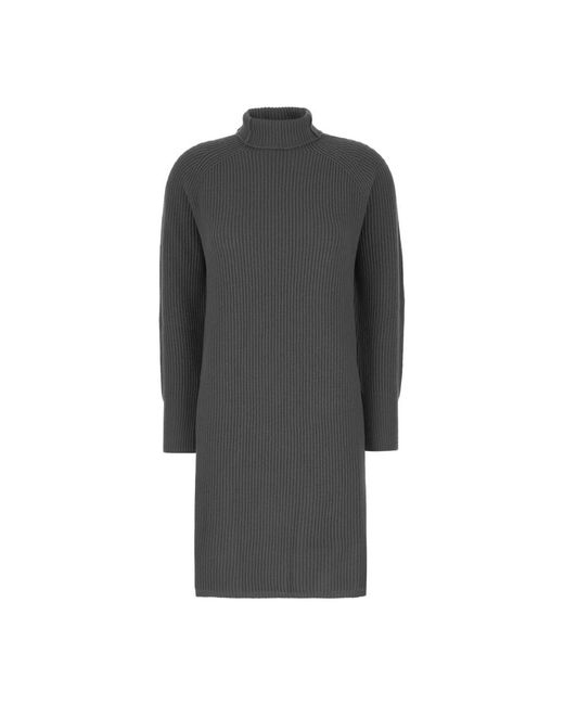 Max Mara Kleedjes ,Grijs ,Wol Gebreide Jurk in het Gray