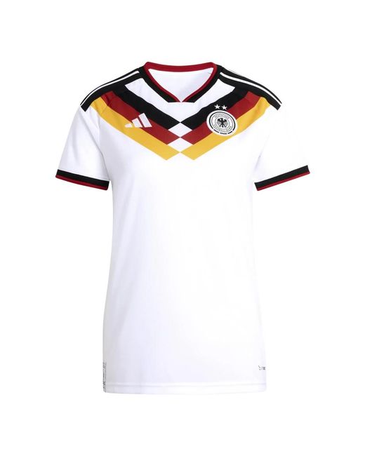 Adidas Originals Tops ,Wit ,Deutschland 26 Heimtrikot in het Blue voor heren