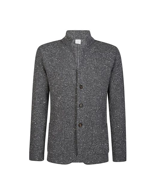 Eleventy Gray Cashmere Knitwear for men