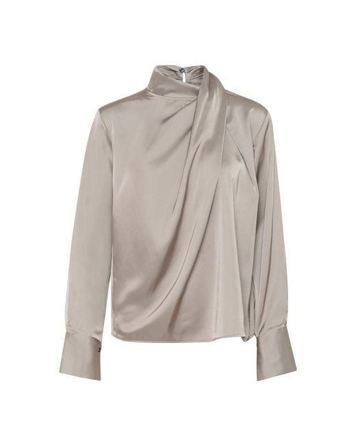 Karen By Simonsen Gray Blouses