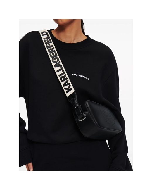 Karl Lagerfeld Black Cross Body Bags