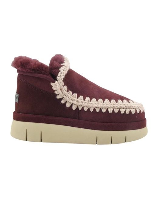 Mou Purple Winter Boots