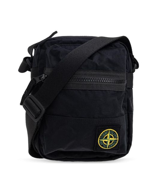 Stone Island Schultertasche in Black für Herren