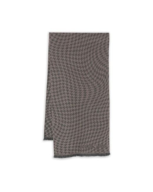 Emporio Armani Gray Scarves