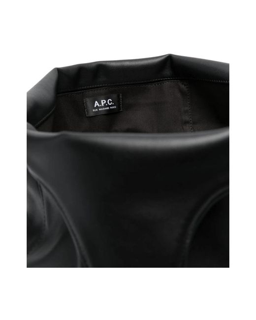 A.P.C. Black Shopping Bags for men