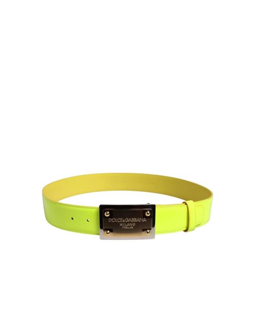 Dolce & Gabbana Green Belts for men