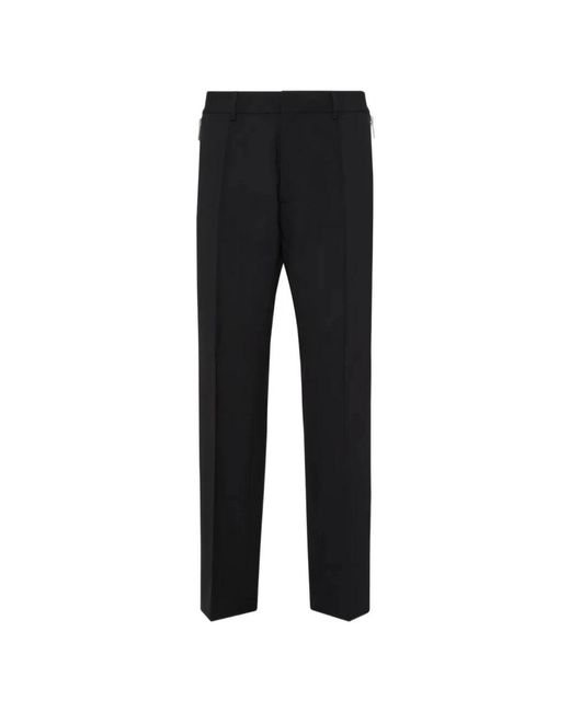 DSquared² Black Straight Trousers for men