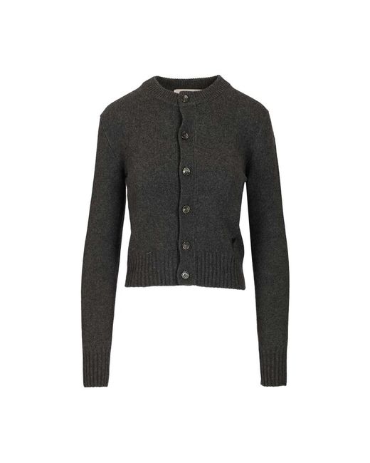 AMI Black Cashmere Knitwear