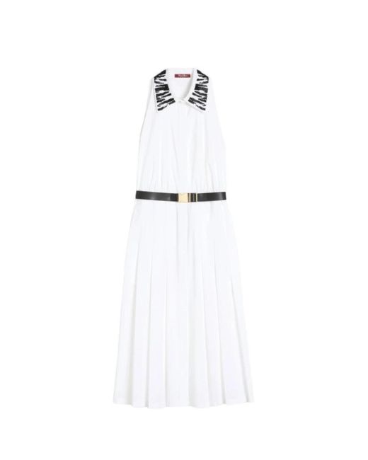 Max Mara White Shirt Dresses