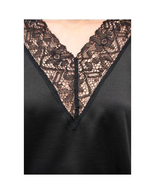 Weekend by Maxmara Black Blouses