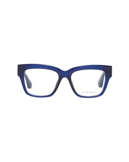 Sandro Accessoires ,Blauw ,Square Optical Frame in het Blue