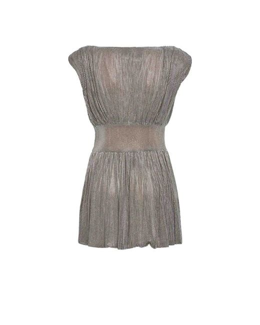 GIUSEPPE DI MORABITO Gray Party Dresses