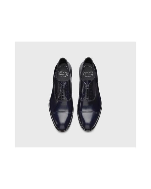 Doucal's Scarpa Allacciata in het Blue voor heren
