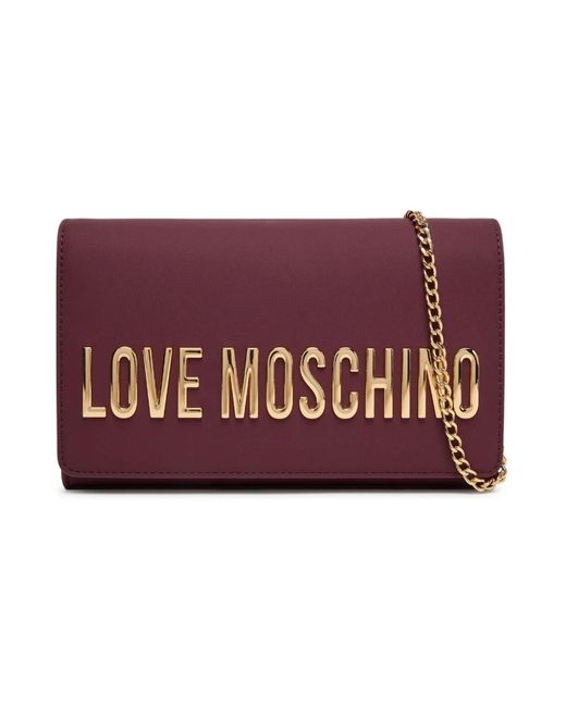 Love Moschino Purple Cross Body Bags