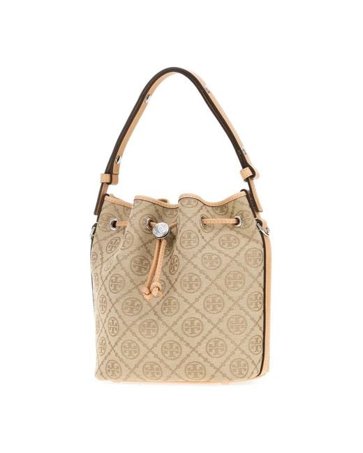 Tory Burch Natural Bucket Bags