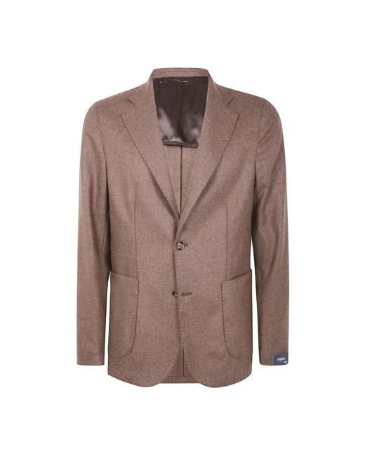Barba Napoli Brown Blazers for men