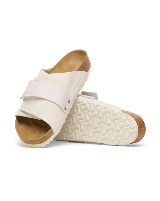 Birkenstock White Sandal 1024526 Kyoto M 42 / Bianco for men