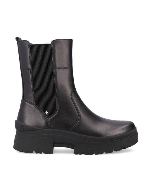 Rieker Black Chelsea Boots