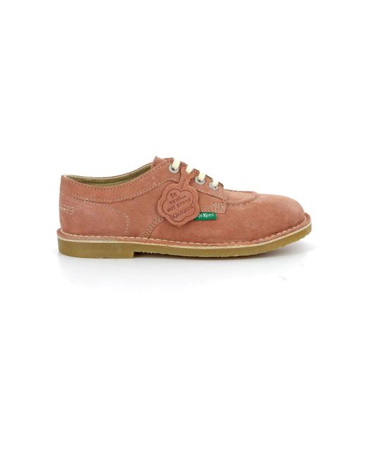 Laced Shoes di Kickers in Brown